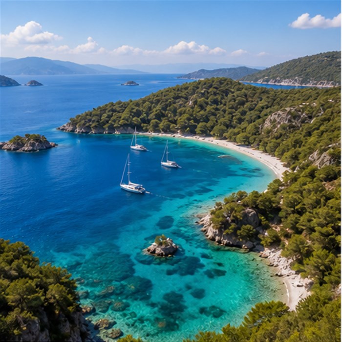 Göcek koyları